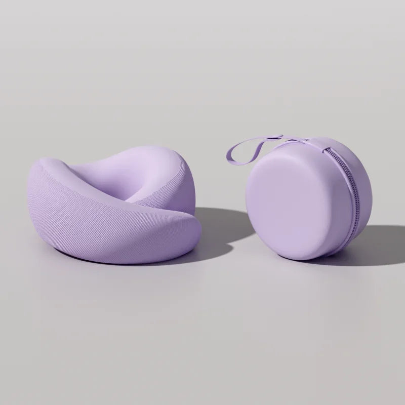 Memory Foam Neck Pillow Neck Support Pillow with Head Cushion Support Camping Neck Protect Soft Memory Foam Head Support