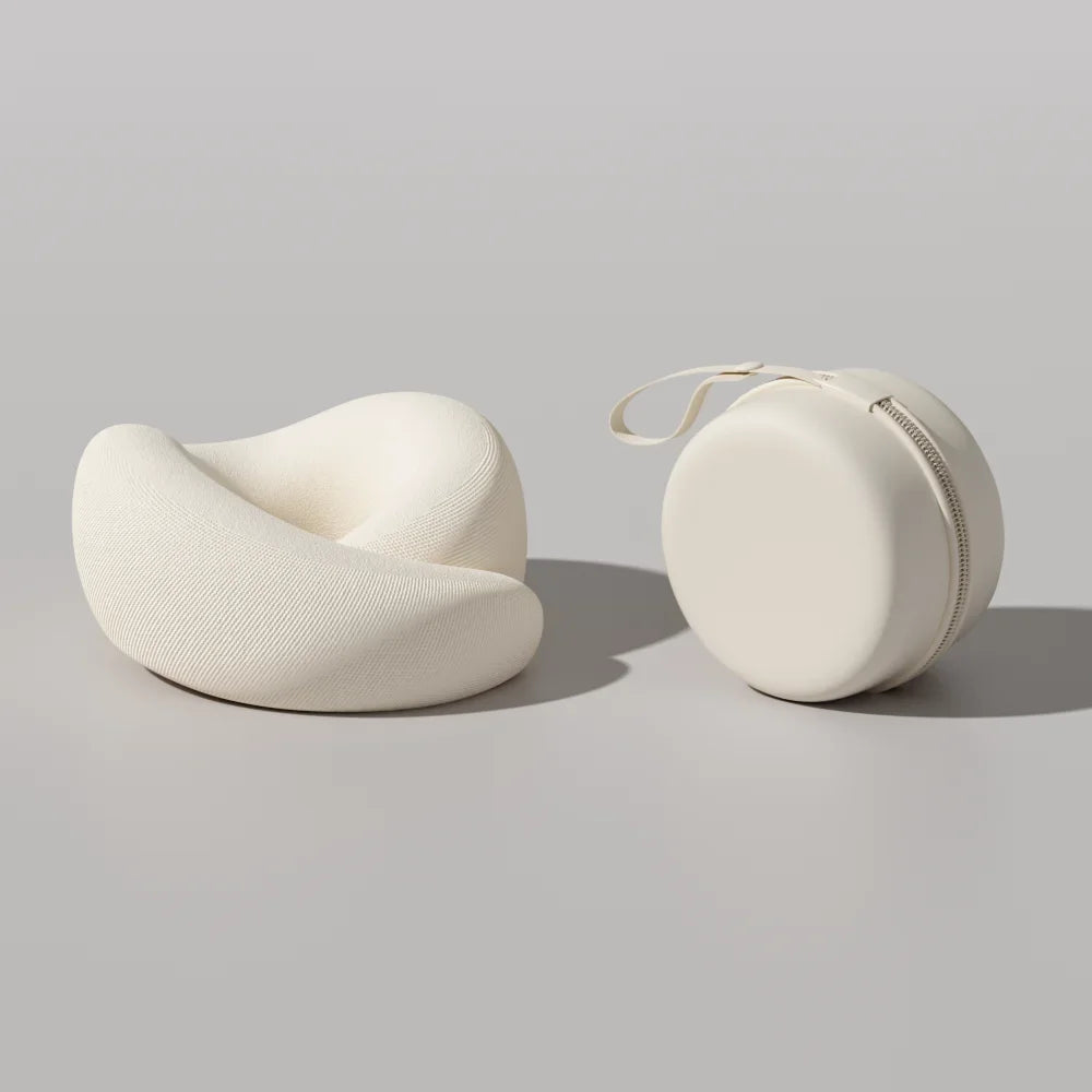 Memory Foam Neck Pillow Neck Support Pillow with Head Cushion Support Camping Neck Protect Soft Memory Foam Head Support