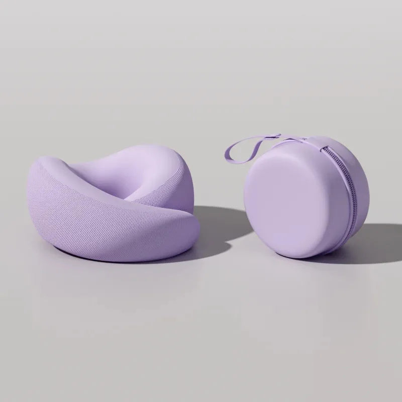 Memory Foam Neck Pillow Neck Support Pillow with Head Cushion Support Camping Neck Protect Soft Memory Foam Head Support